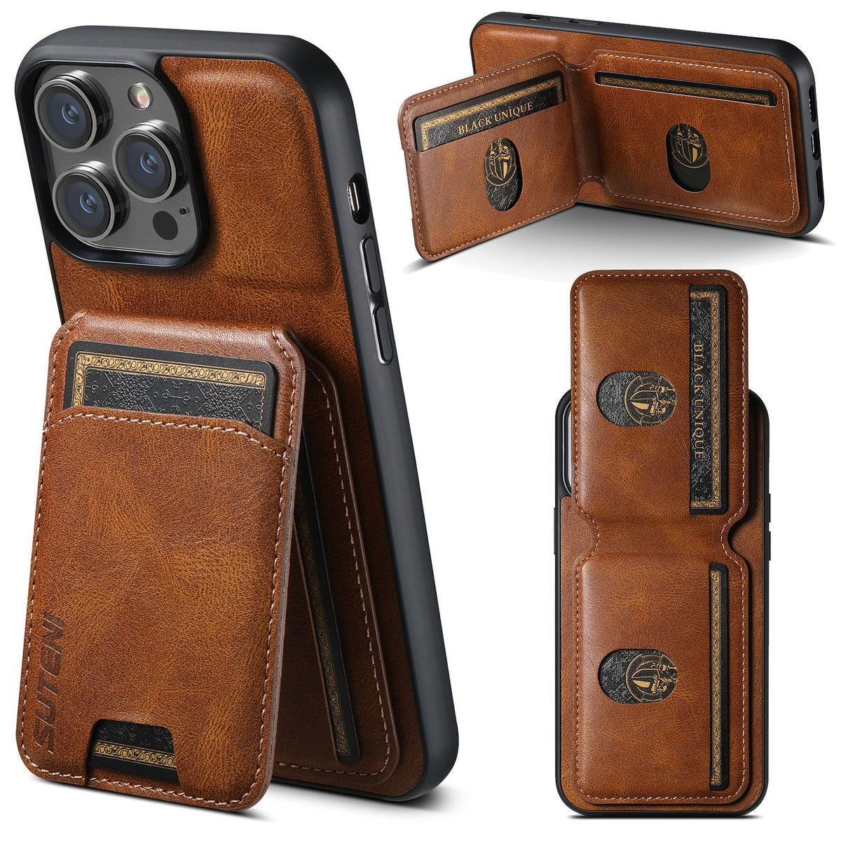 Axl Wallet Phone Case – Card Slot & Stand | iPhone & Samsung