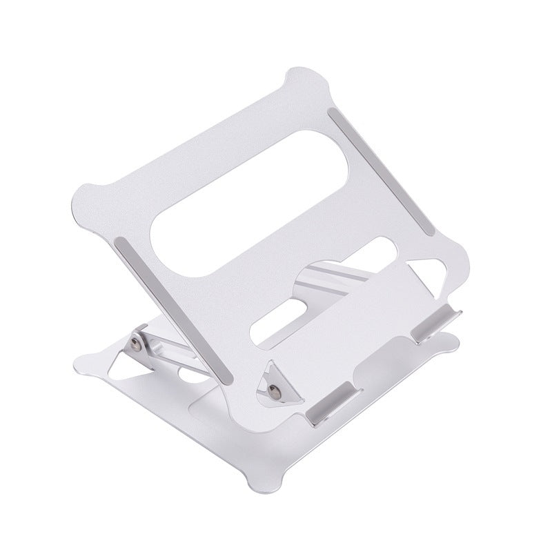 Folding Adjustable Laptop Stand with Aluminum Alloy Axl Silver (for tablet/laptop)