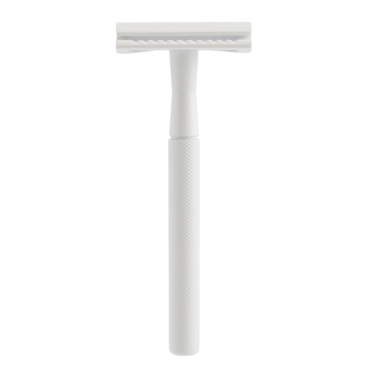 Diamond Pattern Manual Safety Razor Axl White Single