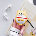 Shiba Inu AirPods Case – Silicone Earphone Protector AirPods Silicone Case Axl Yellow