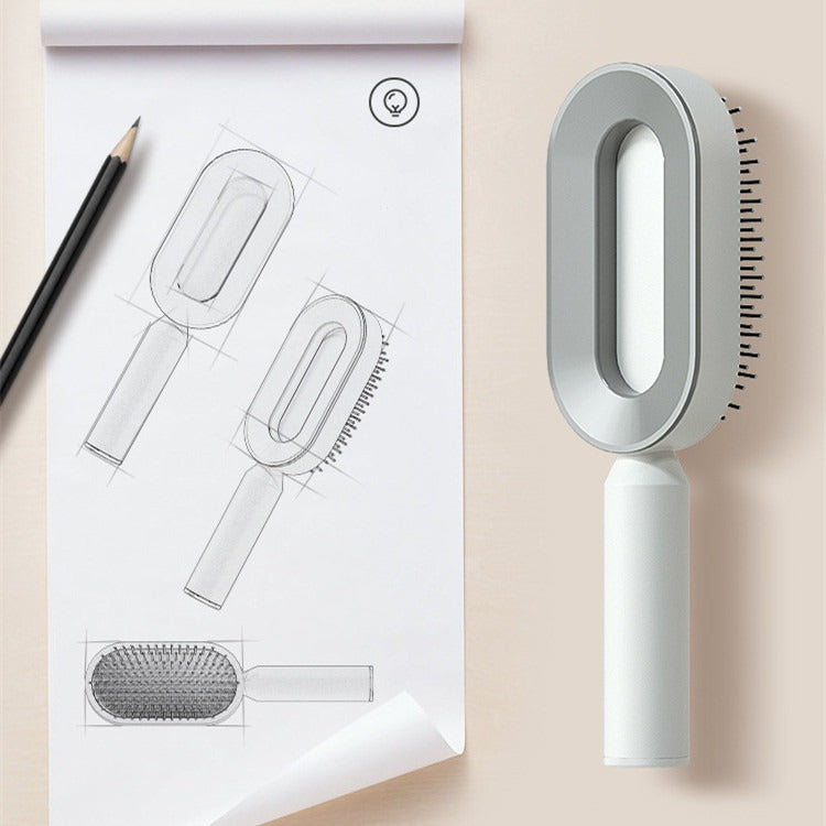 Self-Cleaning Anti-Static Hair Brush Axl