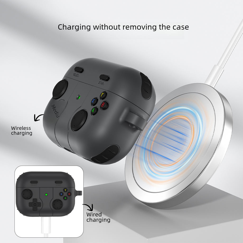 Retro Game Console Case for Wireless Earbuds Axl