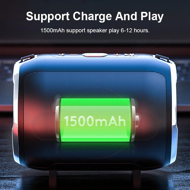 Portable Anti-Fall Bluetooth Speaker with Subwoofer Axl