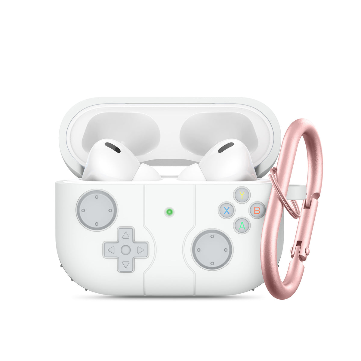 Retro Game Console Case for Wireless Earbuds Axl White / airpods pro2