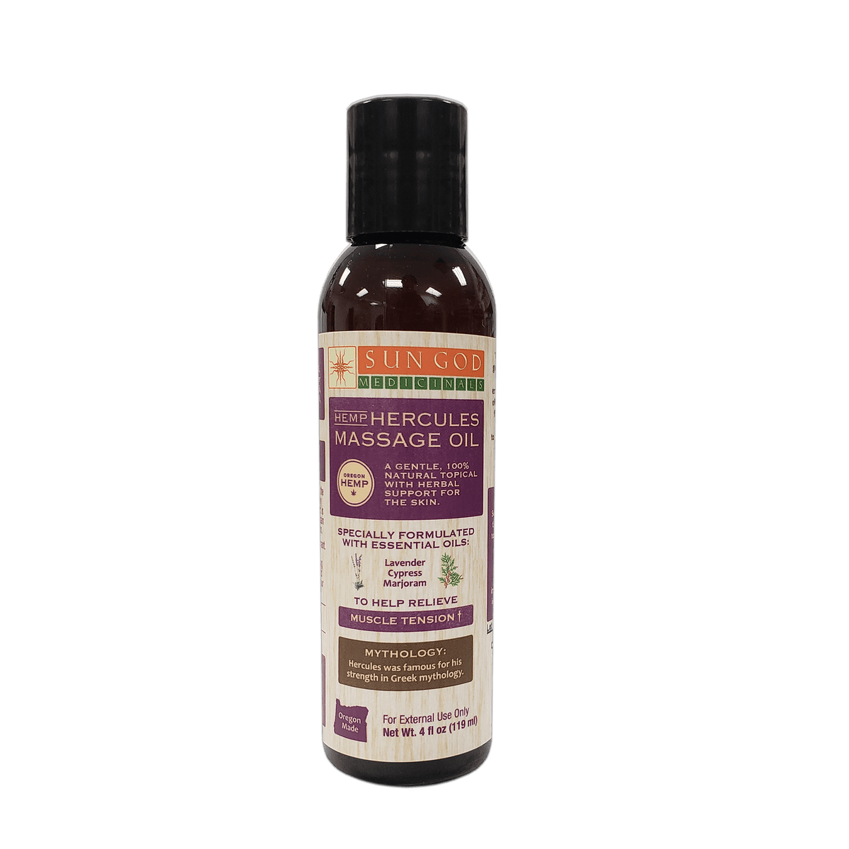 Hercules Hemp Massage Oil - 4 oz. Axl