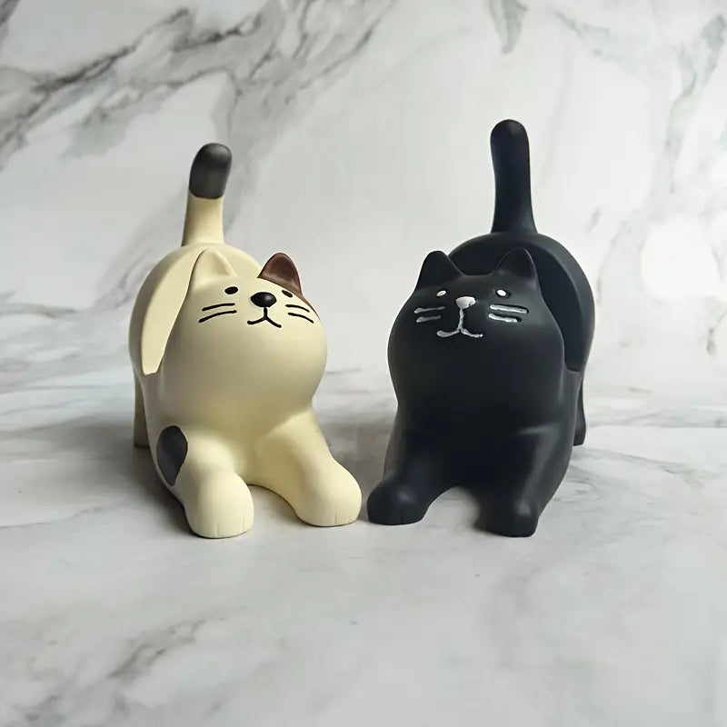 Resin Cat Phone Holder for Home and Office Decor Axl