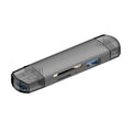 USB3.0 Type-C Multi-Function Card Reader for Devices Axl Grey / Bagged