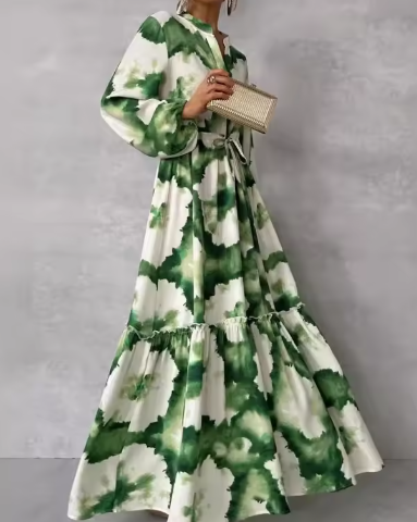 Stylish Women's Long Sleeve Dress Axl