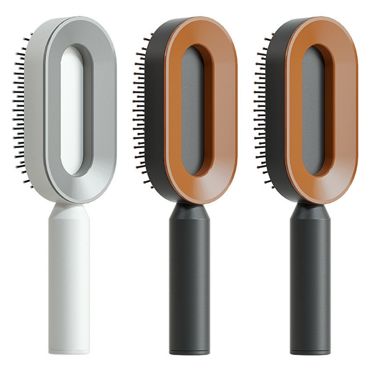 Self-Cleaning Anti-Static Hair Brush | Air Cushion Detangler