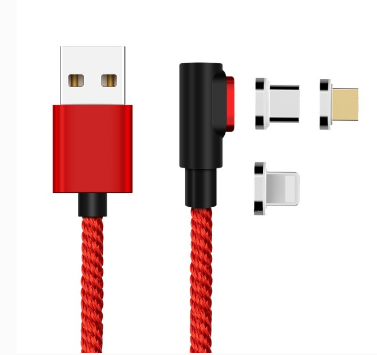 3-in-1 Magnetic Charging Cable – USB, Micro USB & Type-C Magnetic Charging Cable Axl