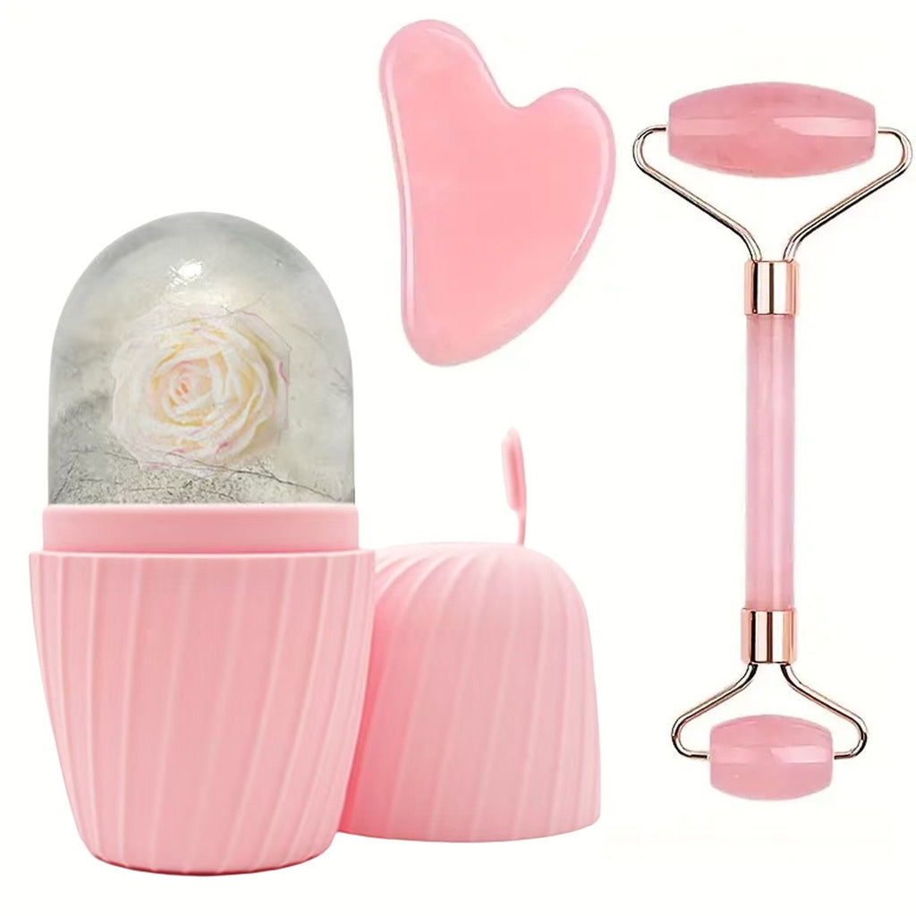 Dual-Head Massage Roller Facial Tool Set Axl