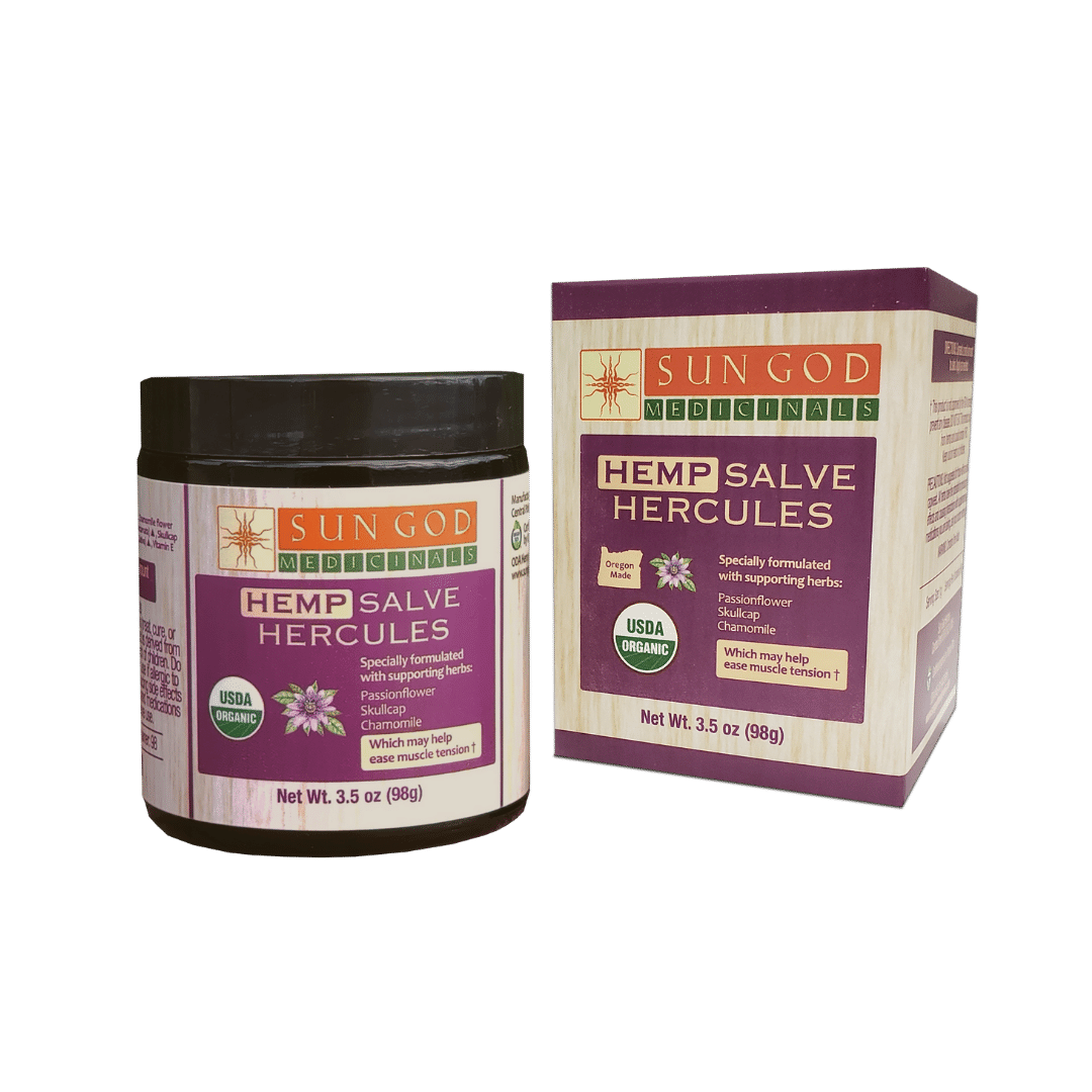 Organic Hercules Muscle Ease Hemp Salve Axl 3.5 oz