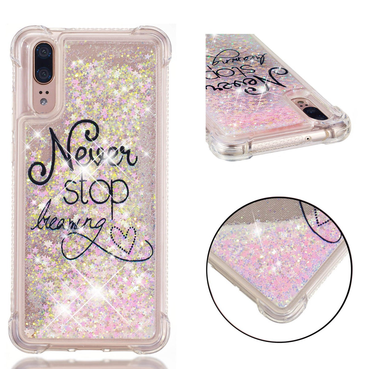 Glitter Quicksand TPU iPhone Case – Sparkle Soft Shell Cover
