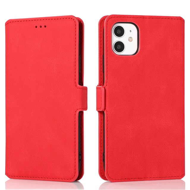 Retro Leather Flip iPhone Case – TPU Cover 5 Colors | Axl