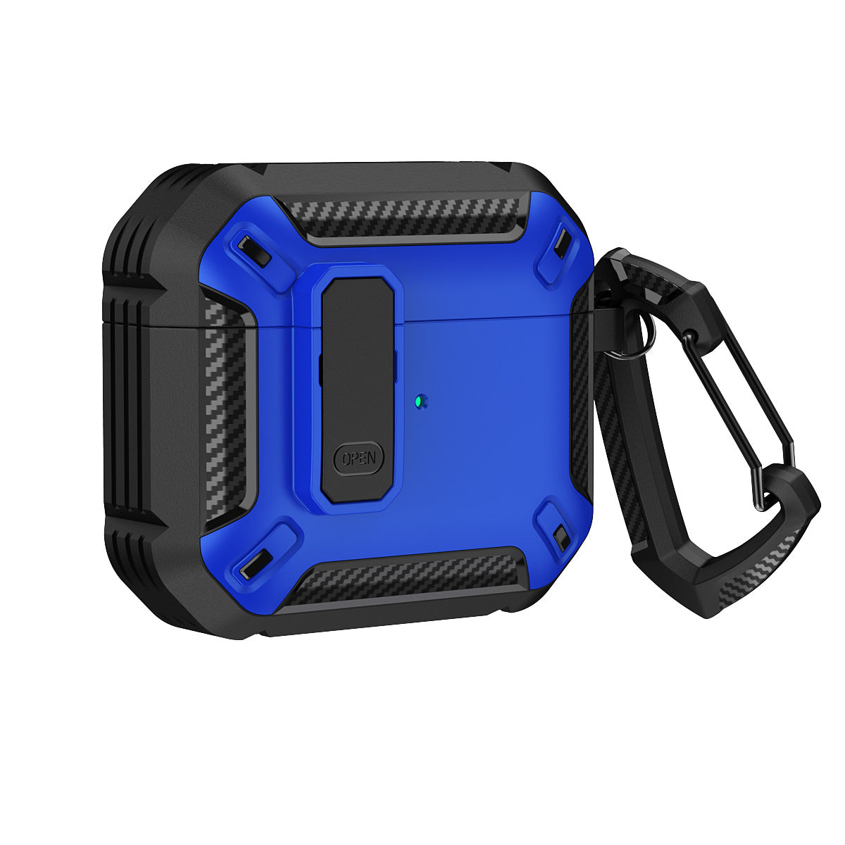 Dual-Color TPU Case for AirPods Pro 2 & 3 | Stylish Cover AirPods Protective Case Axl Black + Blue / Airpods1/2