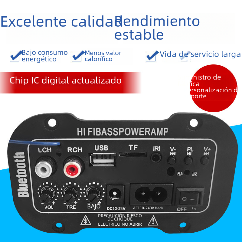 5-Inch Digital Bluetooth Amplifier for Car Sound System Axl