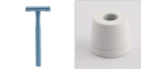 Diamond Pattern Manual Safety Razor Axl Blue set Set