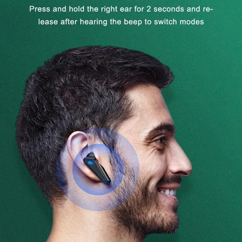 K55 TWS Gaming Headset - Portable Wireless Earbuds Axl