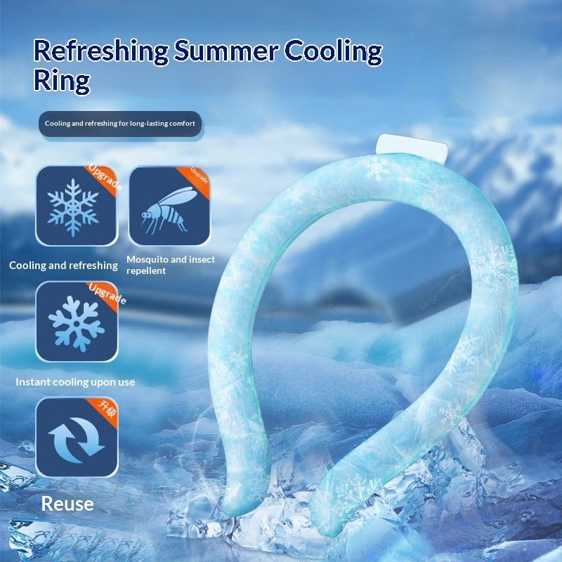 Portable Neck-Hanging Cooling Ice Ring PCM Axl