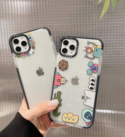 Transparent Cartoon Little Monster Phone Case Axl