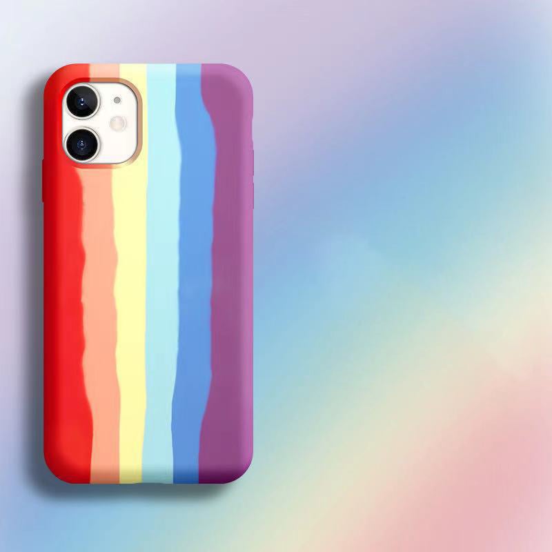 Rainbow Liquid Shell Phone Case for Apple iPhone 11 Axl