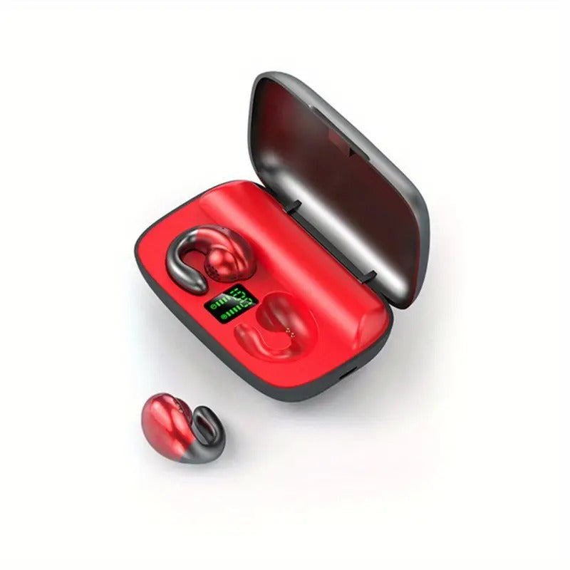 S19 Bluetooth 5.3 Air Conduction Headset – HiFi Bass & IPX5 Air Conduction Headset Axl Red