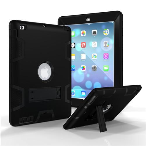 Full Coverage Silicone Kids Tablet Case with Stand Axl Black bottom black