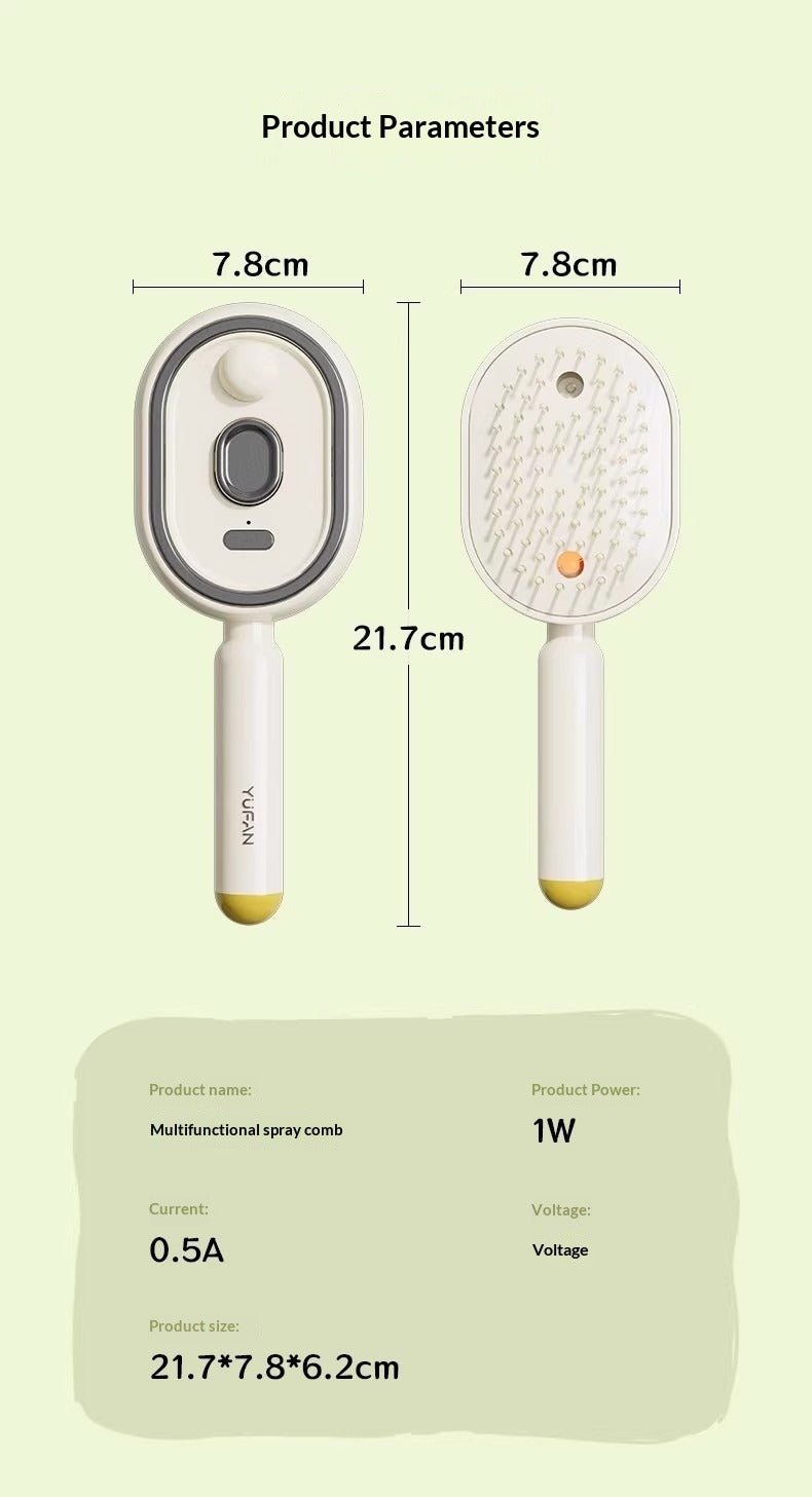 Electric Spray Airbag Massage Comb Axl