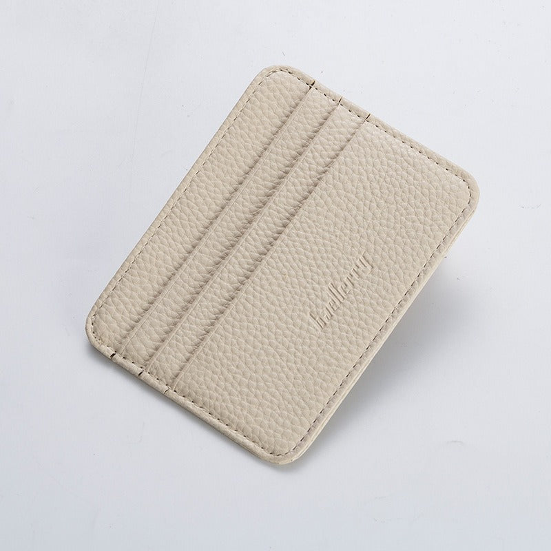 Men's Mini Money Clip Wallet Axl Creamy white One Size