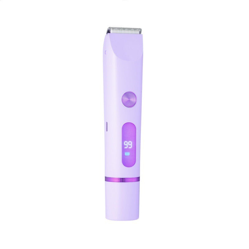 Electric Dual-Head Epilator Axl Purple With LCD Display