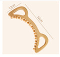 Wooden Anti-Cellulite Massage Roller Set Axl Birch Handheld arcshaped massage