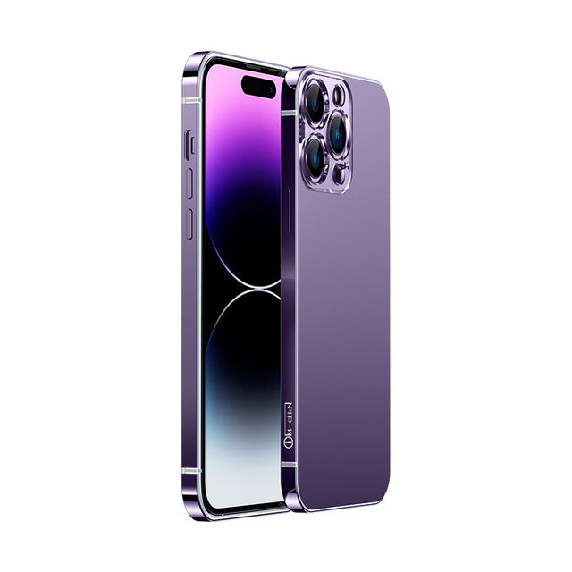 Stainless Steel iPhone Case 14/13/12 – Anti-Fingerprint Cover