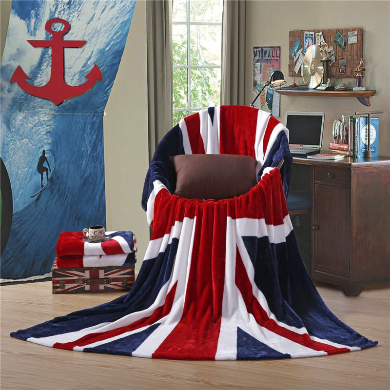 British Flag Flannel Blanket Axl