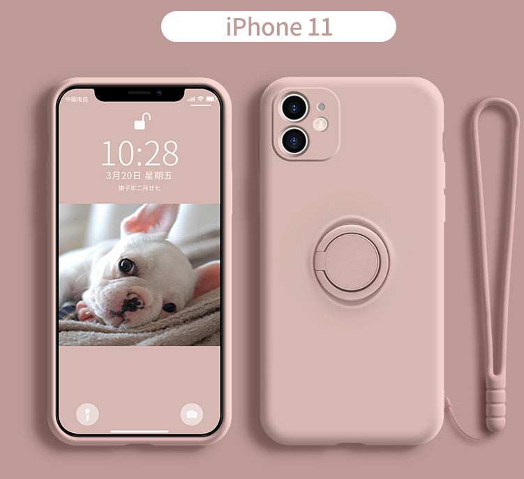 iPhone 11 Pro Liquid Silicone Case with Lens Cover Axl yellow IPhone 11