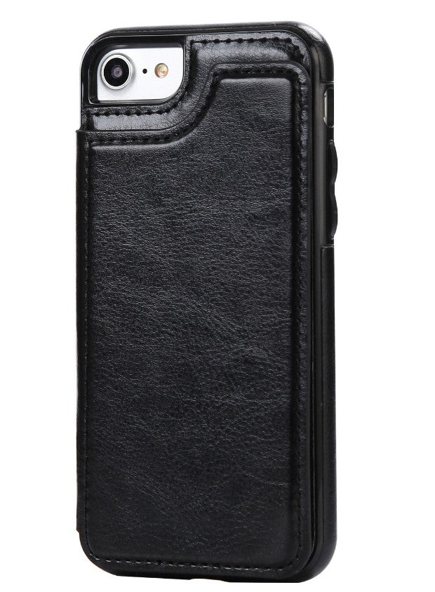 PU Leather Card Holder Flip Case – iPhone 8 & Samsung S8+