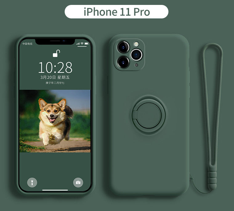 iPhone 11 Pro Liquid Silicone Case with Lens Cover Axl purple 11Pro