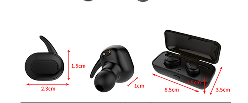 Bluetooth Twin Earbuds – NFC, Voice Control & 20m Range Wireless Earbuds Axl