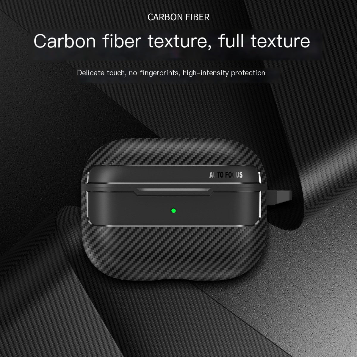 Carbon Fiber Case for Wireless Earbuds Axl