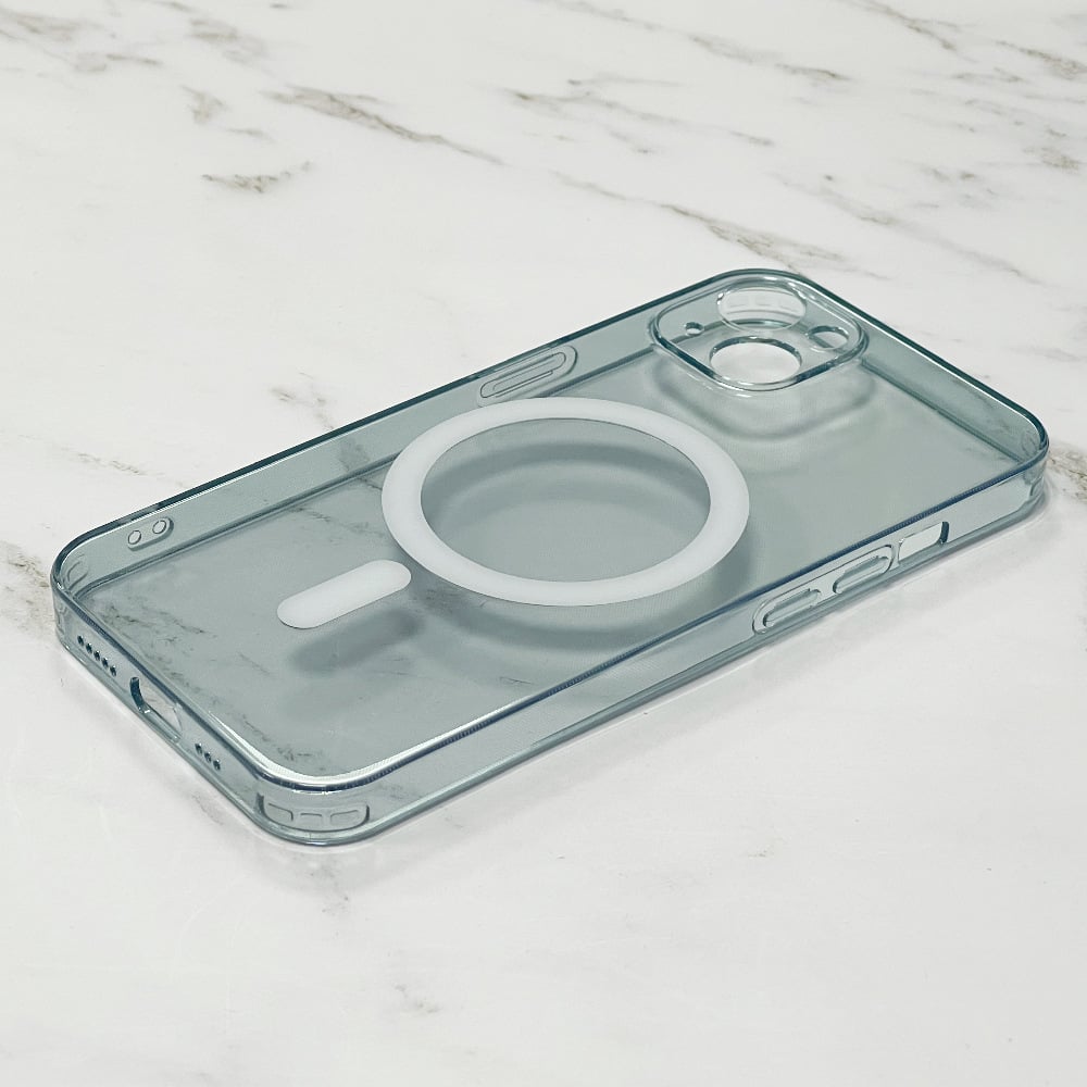Transparent Glass MagSafe Phone Case Axl HD transparent blue / Iphone14