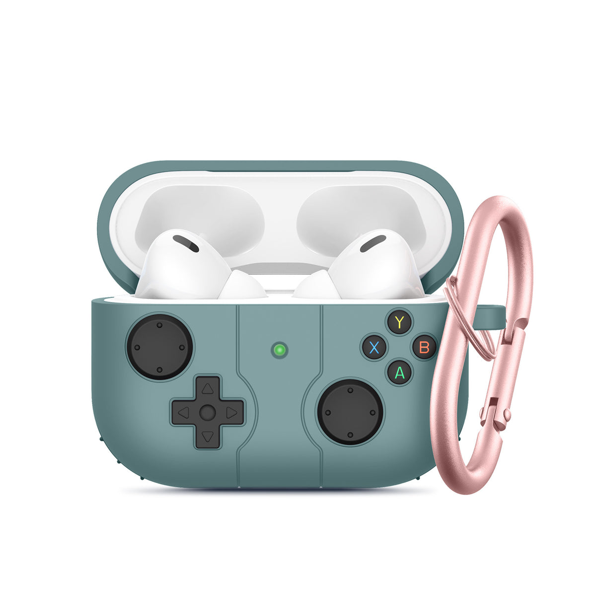 Retro Game Console Case for Wireless Earbuds Axl Pine Green / airpods 1/2