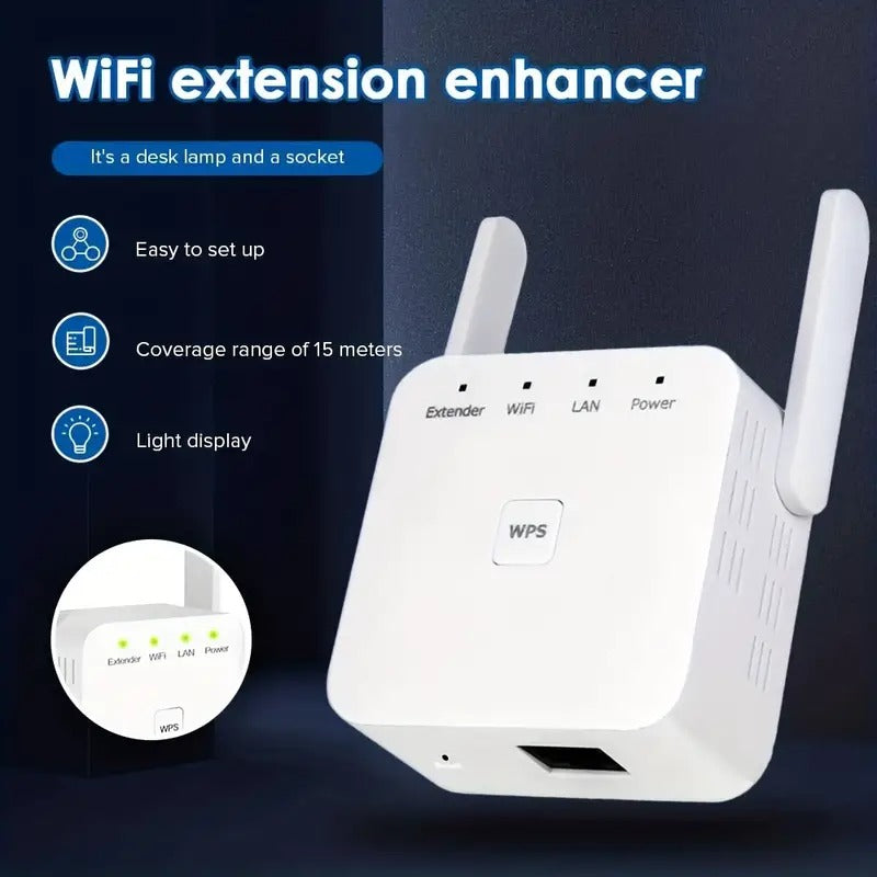 Wireless WiFi Signal Booster and Repeater for Home Axl