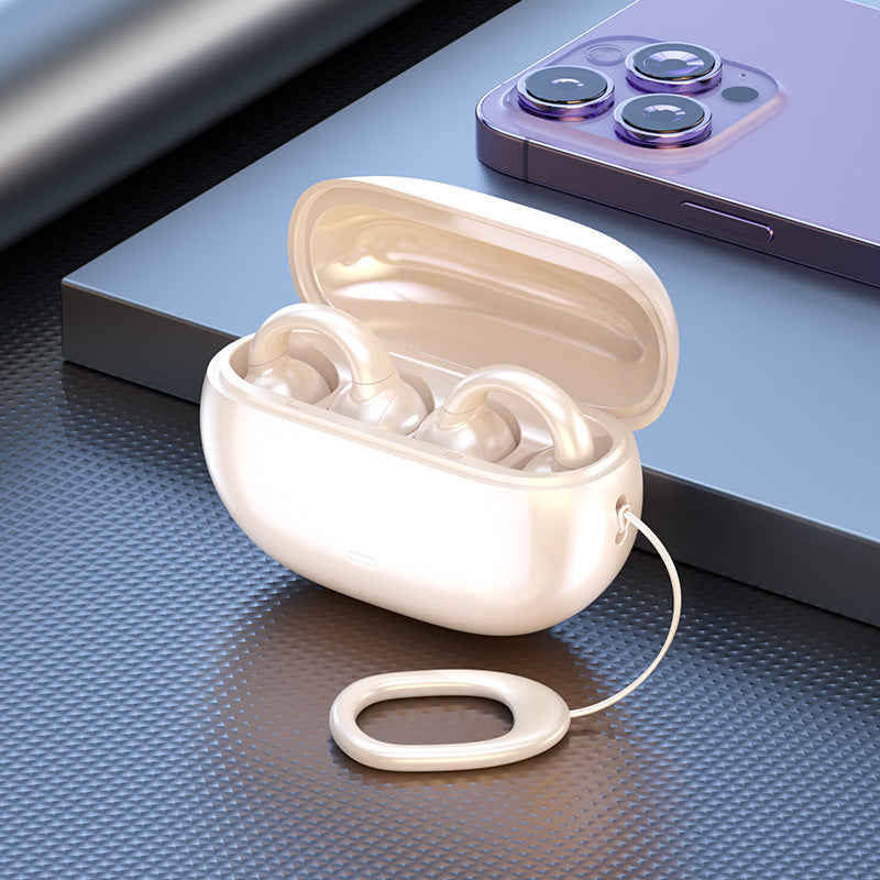 M55 Bone Conduction Bluetooth Earphones for Sports Axl M55 skin color / Clip Ear