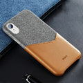 Colorful Leather Case for iPhone XR - Slim & Stylish Axl Brown IPhoneXR