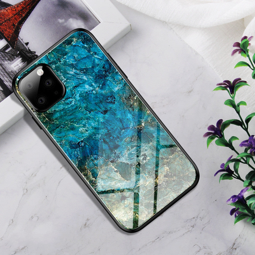 Gradient Glass Phone Case for iPhone 11 and XS Max Axl Emerald IPhoneXS