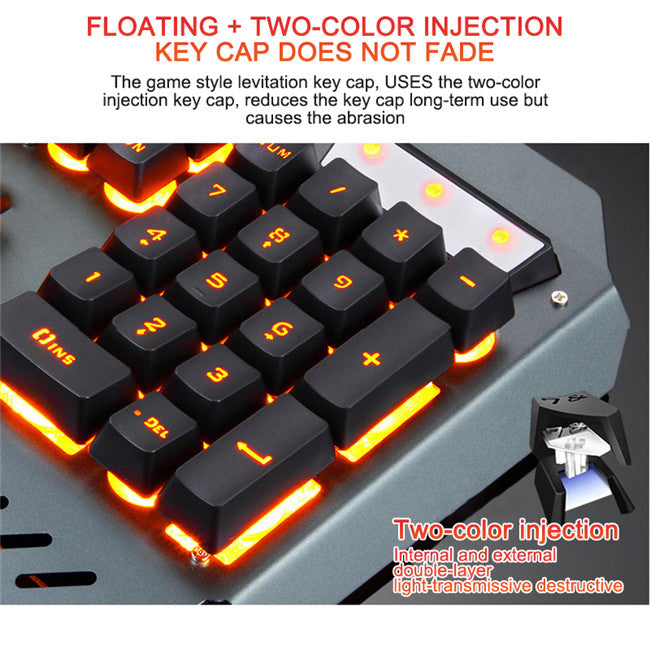 Ergonomic Mechanical Keyboard with RGB Backlight Axl