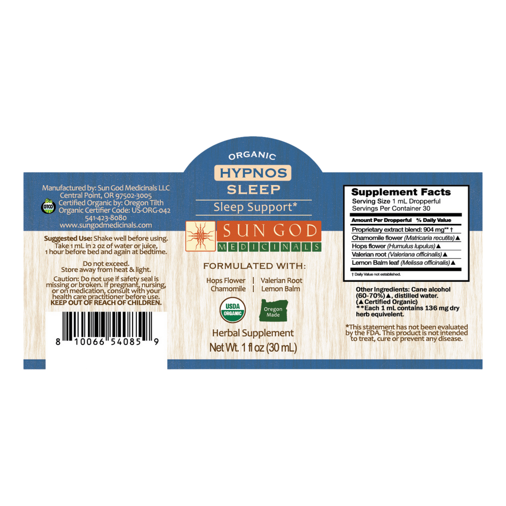 Hypnos Sleep Herbal Tincture Axl