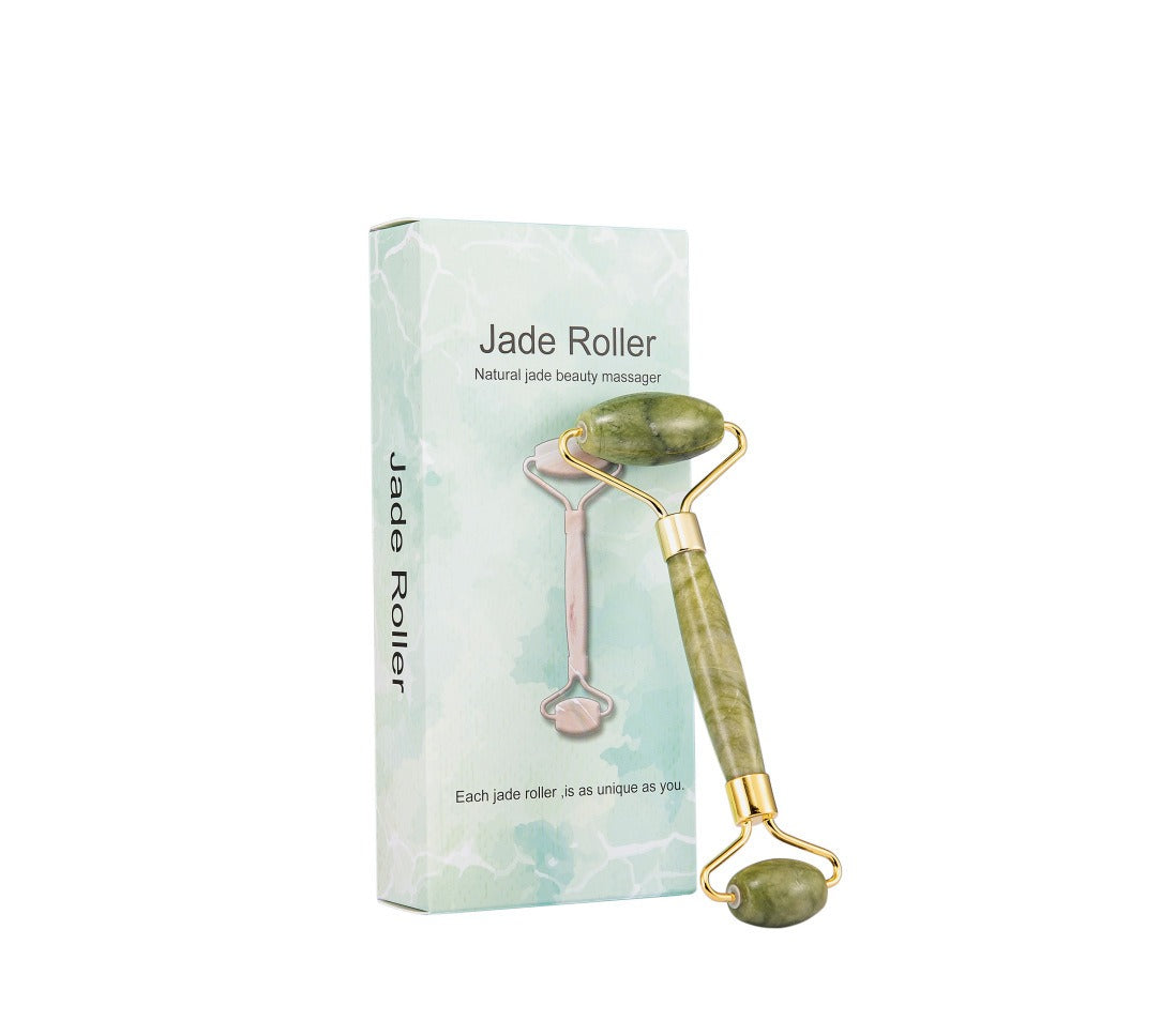 Simple Jade Roller & Gua Sha Facial Massager Set Axl