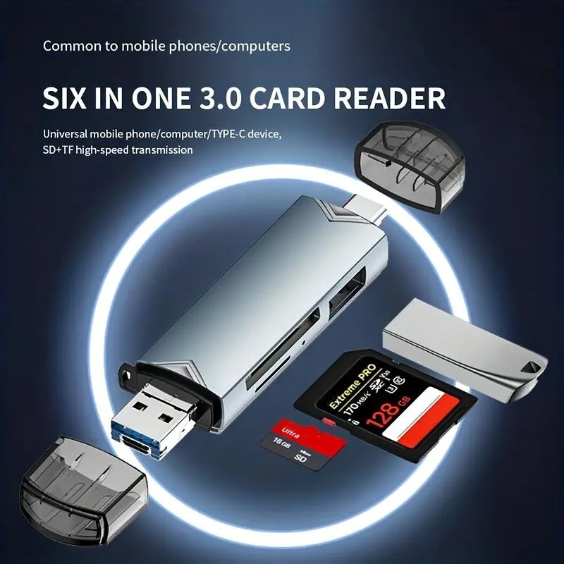 USB3.0 Type-C Multi-Function Card Reader for Devices Axl