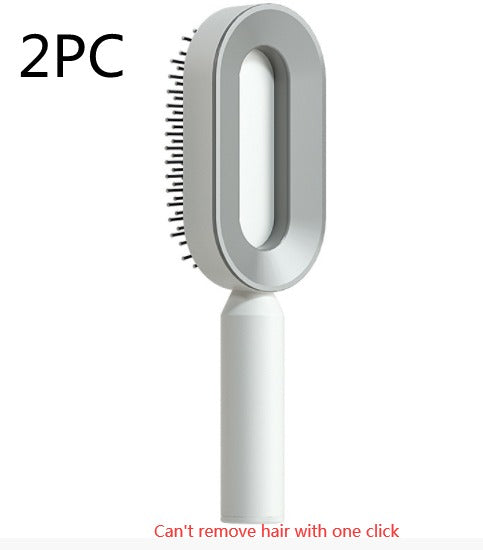 Self-Cleaning Anti-Static Hair Brush | Air Cushion Detangler
