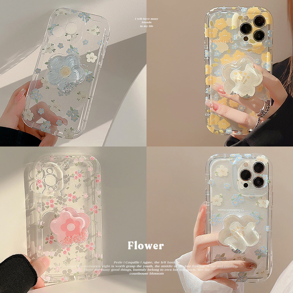 Floral Shell Case for iPhone 13/14/15 Pro Max Axl